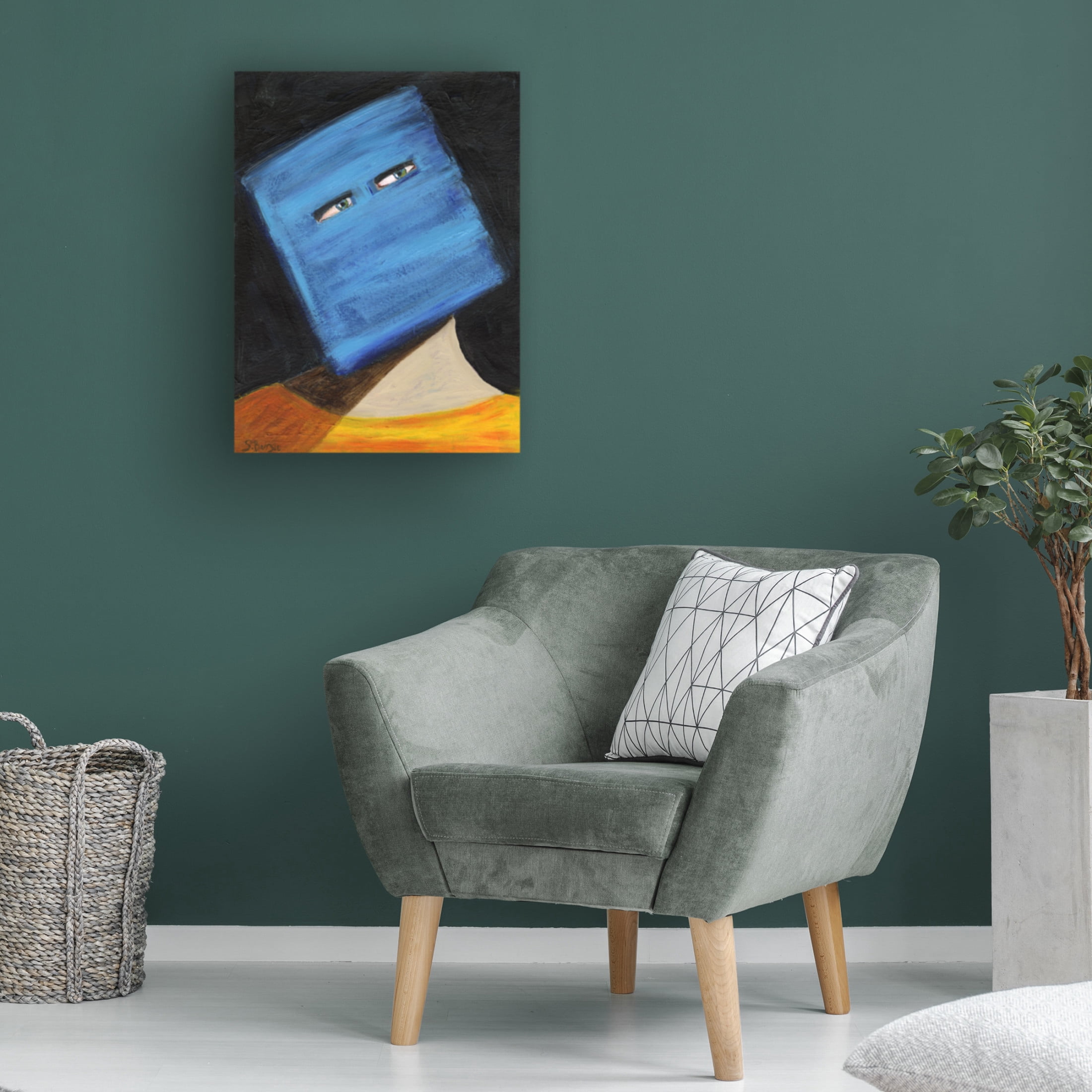 Trademark Fine Art Sharyn Bursic  Hiding Canvas Wall Art