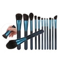 thumbnail image 4 of Juego de brochas de maquillaje Brocha para polvos Brocha para rubor Brocha para cejas Brocha para maJuego de brochas de maquillaje, 12 brochas para rubor, maquillaje diario, chicas de belleza para muj LHCER No, 4 of 5