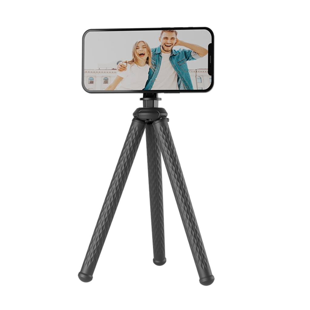 lanema Flexible Magnetic Cell Phones Tripod Desktop Mounting Bracket Octopus Holder Standard 1/4" Mount for Fill Light