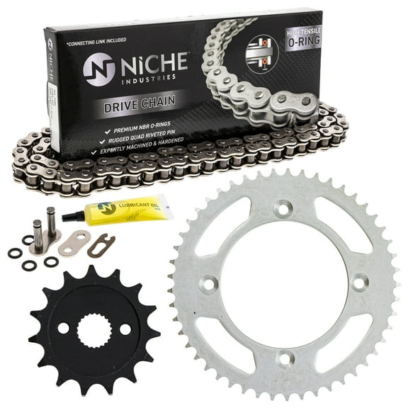 Niche Sprocket Chain Set for Honda CR80R 15/49T 428 O-Ring Motorcycle MK1004542