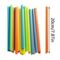ZAROYEAX 100 Multicolor Disposable Straws Home Bar Party Drink Straws zaroyeax-100-multicolor-disposable-straws-home-bar-party-drink-straws