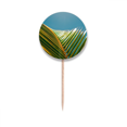 thumbnail image 1 of Nature Blue Sky Photography Toothpick Flags Round Labels Party Decoration, 1 of 3