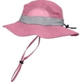 thumbnail image 2 of Cargo Vest for Kids with Reflective Straps & Bucket Hat with Chin Strap - pink - S/M, 2 of 3