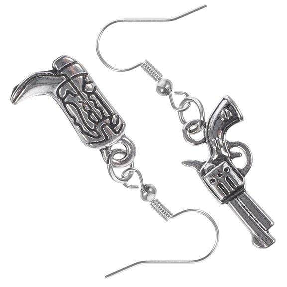 LOLIPPYY 1 Pair Western Style Earrings Dangle Alloy Jewelry for Parties