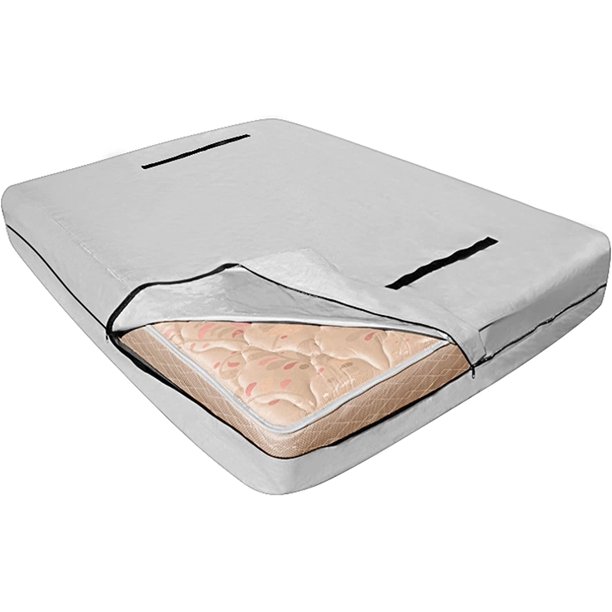 Vivohome Polyethylene Mattress Protectors, Twin, White