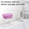 thumbnail image 2 of Jabonera, Mantener Jabón Seco, Jabonera Limpieza Almacenamiento, para Hogar Baño Cocina, Plástico, Rosa, 2 of 7