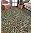 thumbnail image 3 of Rhody Rug Sophia Oval Braided Indoor-Outdoor Rug, Moss Green, 4 x 6 ft., 3 of 4