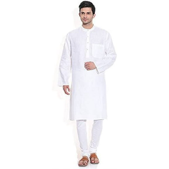 Royal Men's Cotton Blend Straigh Kurta
