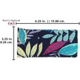 thumbnail image 4 of 3 Pack Fabric Eyeglass Case Top Closure, Slip In Eyeglass Case Soft For Medium To Large Glasses, Women, Botanical - Navy, Black, & Brown, 4 of 8