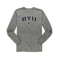 thumbnail image 2 of Nike Mens Brigham Young University Graphic playera, gris, grande Nike Camiseta gráfica, 2 of 2