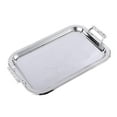 thumbnail image 2 of Bandeja de Servicio Rectangular de Acero Inoxidable con Asas BLESIY, 2 of 8