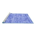 thumbnail image 2 of Ahgly Company Machine Washable Indoor Rectangle Oriental Blue Industrial Area Rugs, 8' x 12', 2 of 4