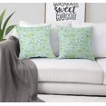 thumbnail image 4 of S4Sassy Green Velvet Palm Living Room Sofa Cushion cover Printed Home Decor Pillow Cases 2Pcs-26 x 26 Inches, 4 of 5