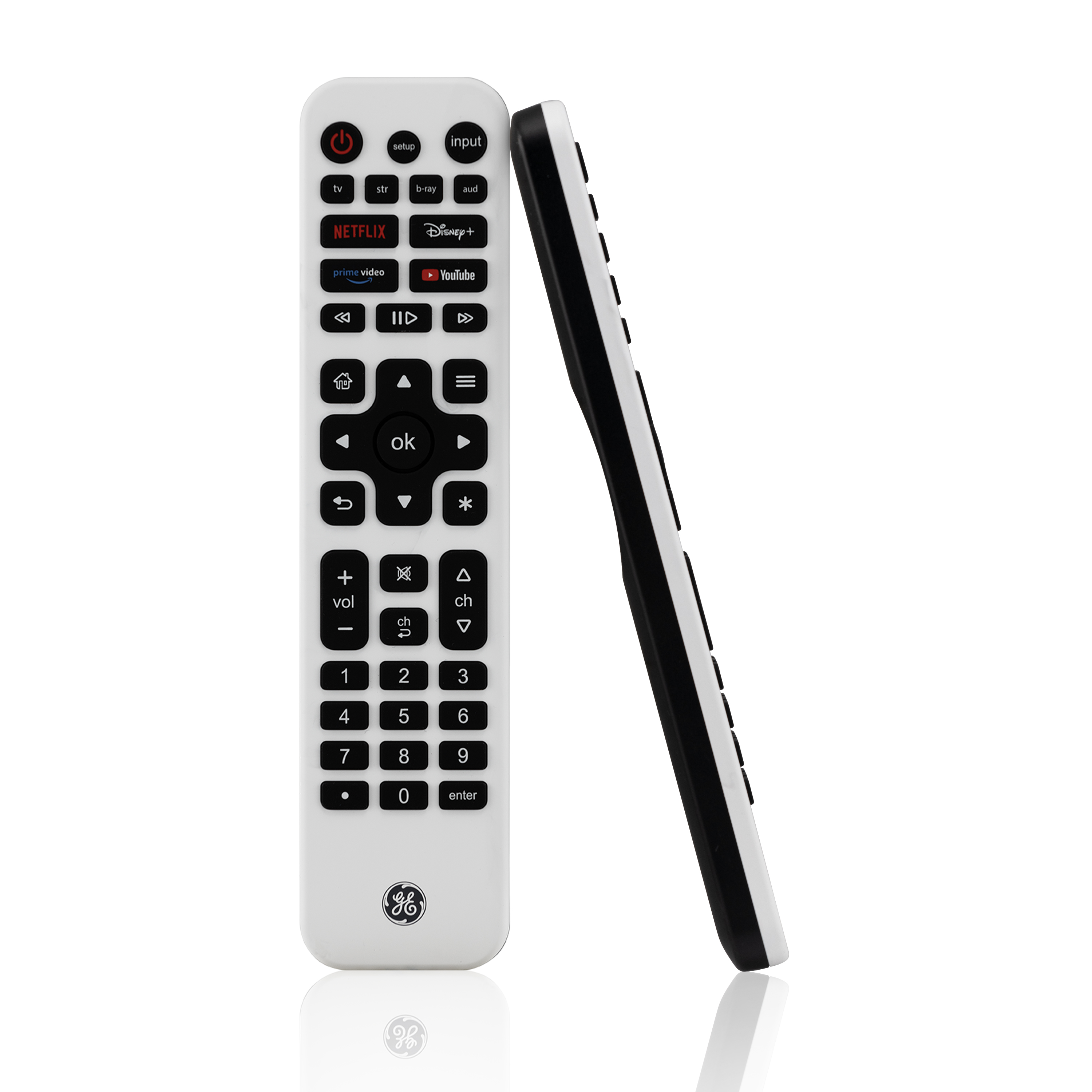 GE Universal Remote Control, 4-Device Rechargeable