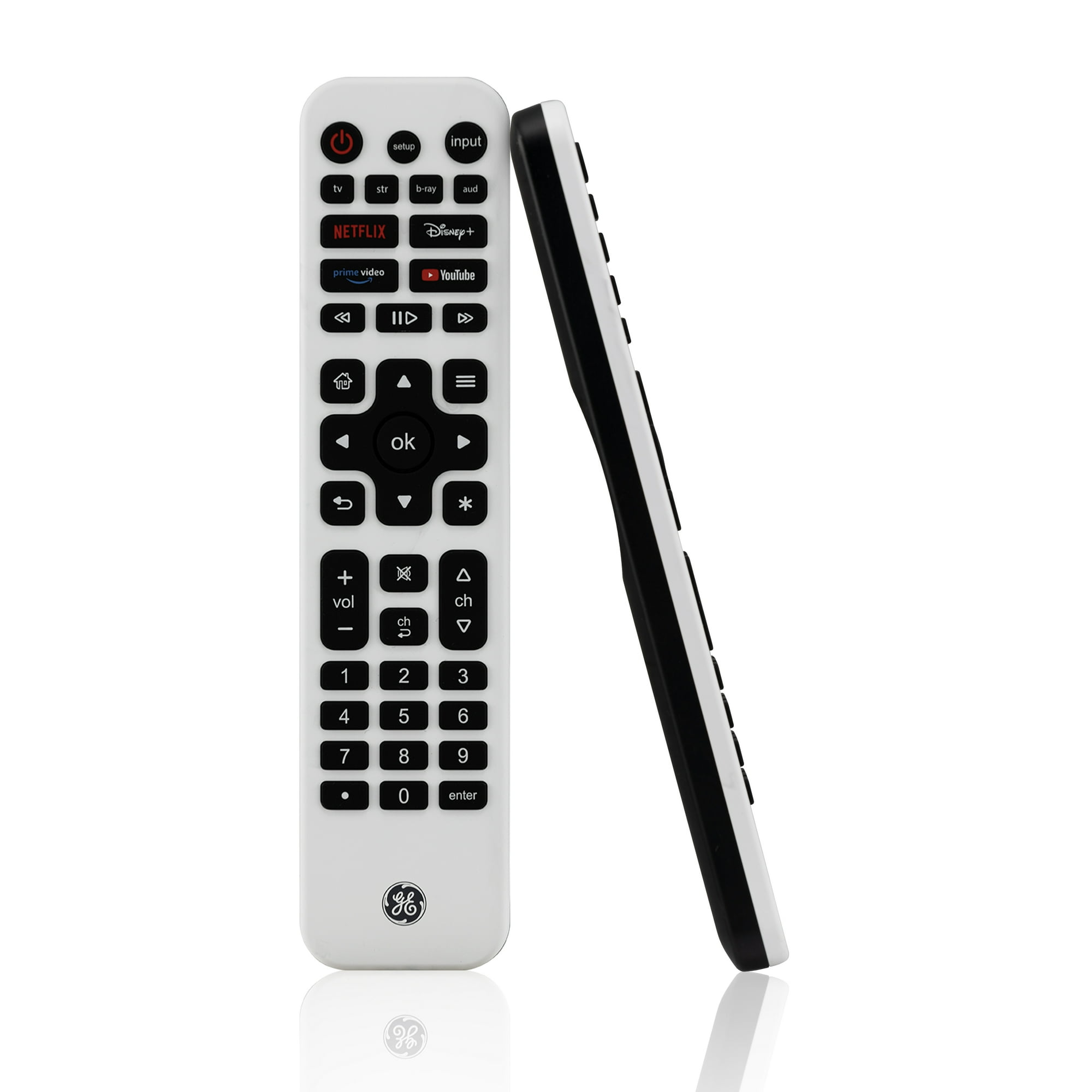 GE Universal Remote Control, 4 Device, Backlit, Rechargeable