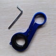 thumbnail image 3 of LJNYFDC Handlebar Extension 1 Set Bicycle Handlebar Extension with Double Clamp Base Universal Simple Installation Aluminium Alloy Handlebar Extender for Additional Gear, 3 of 7