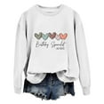 thumbnail image 1 of TINZ Sweat à Capuche Ample pour Femmes Automne et Hiver Mode Décontractée Imprimé Lettres Anglaises en Forme de Cœur, 1 of 2