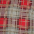 thumbnail image 5 of Rizzy Home Red/ Grey Plaid Metallic Accent Down Fill Throw Pillow, 5 of 5