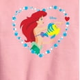 thumbnail image 2 of Disney Princess - Ariel Heart - Valentine's Day - Boys and Girls Youth Crewneck Fleece Sweatshirt, 2 of 4