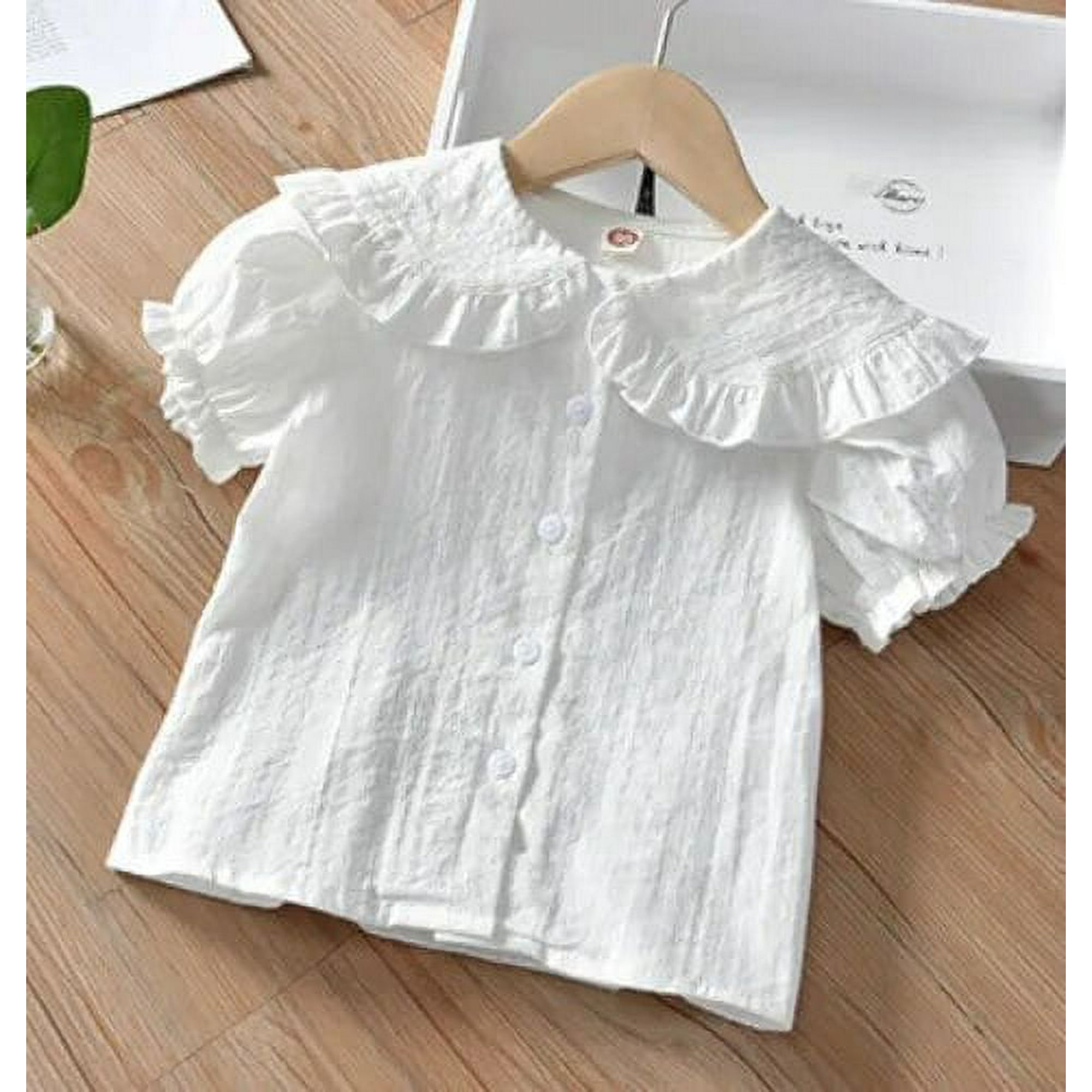 Girls cotton tops hotsell