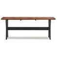 thumbnail image 5 of Riverbay Furniture Kerry Planked Solid Wood Dining Nook Set in Black, 5 of 23