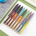 WRITECH Retractable Gel Ink Pens Multi Colored 2 in 1 Colorful Click