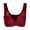 Wine Red, variant on Spdoo Women Plus Size Lace Bra Wine Red Front Closure Padded Push up Bra