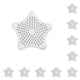 thumbnail image 2 of Kearding Filtro de silicona para fregadero, reemplazo portátil, bonita forma de estrella, decorativo, Flexible, para baño, cocina, lavabo, Blanco 10Conjunto, 2 of 6