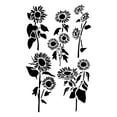 thumbnail image 5 of 14" Sunflower Painting Stencils Wall Model Craft Decorating Airbrush Sun Flower Template 3 Pack, 5 of 14