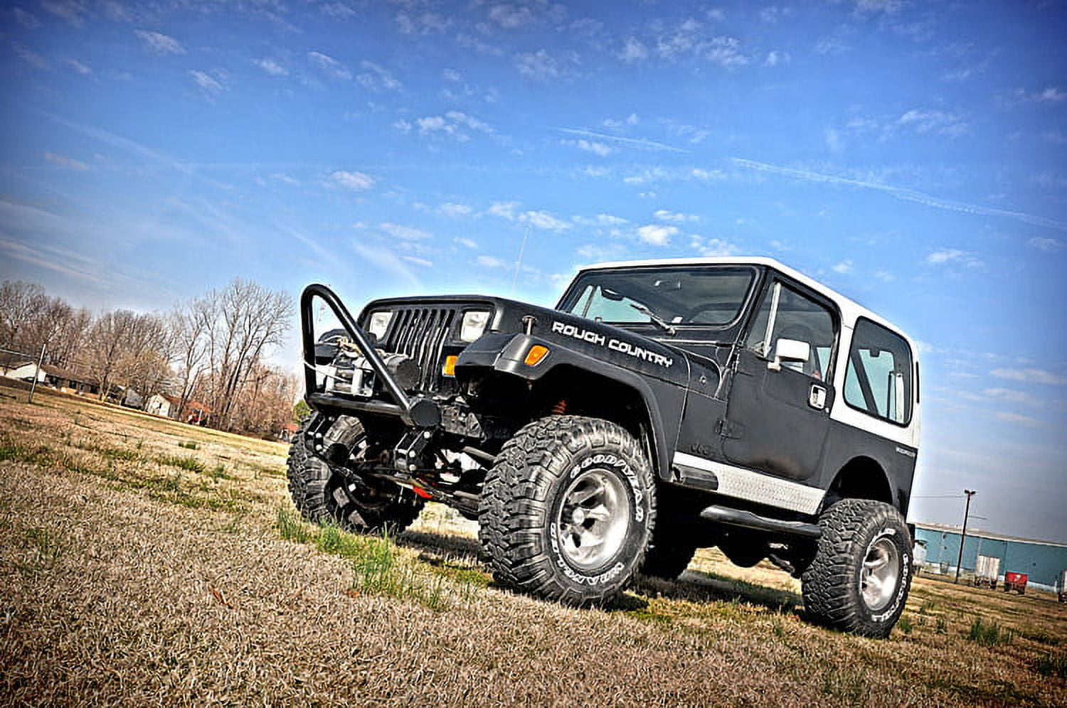 Rough Country 4" Lift Kit (fits) 1987-1995 Jeep Wrangler YJ | Power Steering | N3 Shocks | Suspension System | 620N2