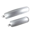 thumbnail image 1 of Maytalsory 2Pcs Folding Bike Mudguard Mud Guard Front Rear deform,and is not easy Fenders Cycling Parts Silver 12inch, 1 of 6