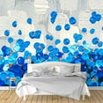 thumbnail image 2 of IDEA4WALL 6pcs Abstract Painting Peel and Stick Wallpaper Removable Wall Murals Large Wall Stickers for Home Decoration, 100"x24", 2 of 5