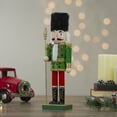 thumbnail image 2 of Northlight 14 Pouces Vert et Rouge Noël Nutcracker Soldier avec Lance, 2 of 5