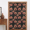 thumbnail image 4 of DouZhe Doorway Drape Split Curtains, Cute Pumpkin Happy Halloween Room Divider Privacy Door Curtains, 34" x 56", 4 of 7