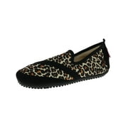 Fit Kicks  Kozi Kicks Revel Catwalk Insulated Leopard Print Slippers (Women's)