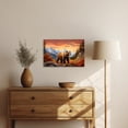 thumbnail image 5 of ZHONGYUTONG Bear Wall Art Canvas Animal Pictures for Wall Wilderness Forest Bear Painting Wildlife Poster Living Room Decor Framed (12.00" x 18.00"), 5 of 5