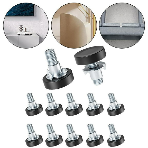 Furniture Stabilizers Set of 12 with Adjustable Heights for Wobbly Furniture
