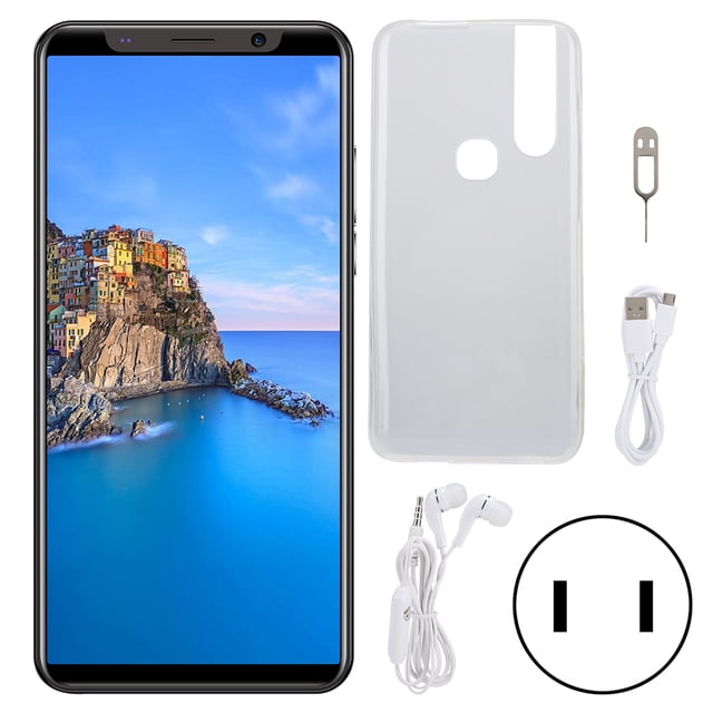 5,72 pulgadas X27 para Android 8.0 Dual-SIM Dual Standby Smartphone 4+64G Negro 100-240V