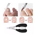 thumbnail image 4 of Alicate Para Uñas Corta Antisalpicaduras Pedicure Y Manicure 10 Pz Plata con Negro Malubero Alicate Para Uñas, 4 of 4