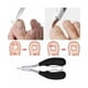 thumbnail image 4 of Alicate Para Uñas Corta Antisalpicaduras Pedicure Y Manicure 10 Pz Plata con Negro Malubero Alicate Para Uñas, 4 of 4