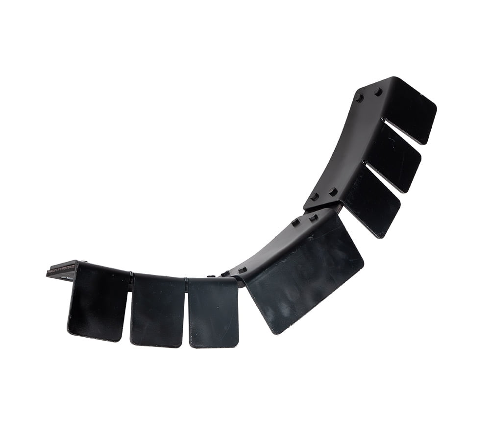 2 Pack 24" Long Steel Coil Edge Protector w/ Rubber Pads - Steel Powder Coated Heavy Duty Corner Protector Ideal for Industrial Processes, Transportation, and Storage