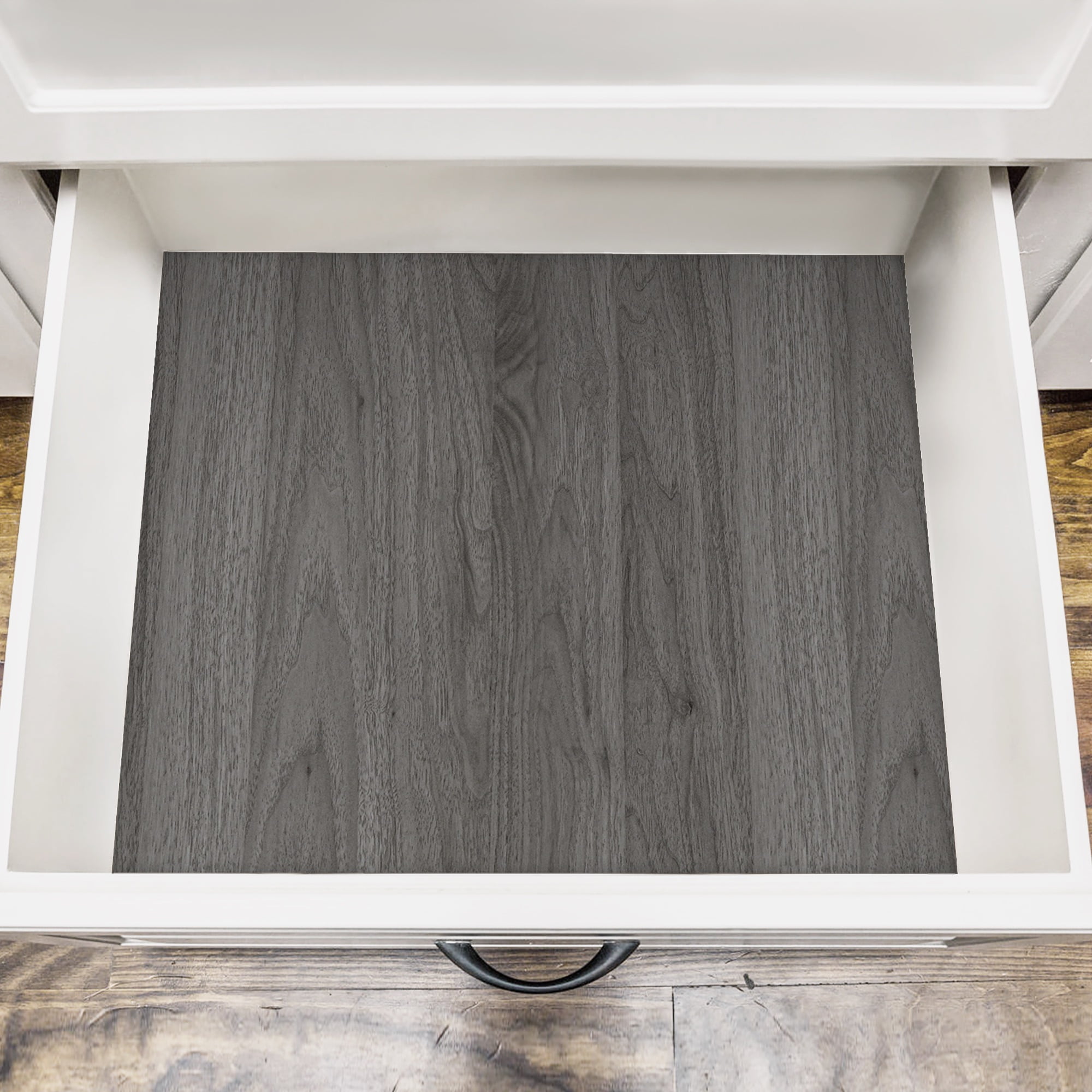 UMIGGEE Gray Wood Wallpaper 15.7-in x 236-in Peel and Stick Wallpaper Wood Grain Contact Paper Removable Self-Adhesive Wood Wall Paper Film for Furniture Decoratio Home Decor Wall Covering