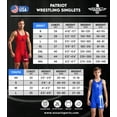 thumbnail image 7 of Exxact Sports Patriot Youth Wrestling Singlet For Boys, Premium Powerlifting Singlet, Kids Wrestling Singlets For Training (YS, Black), 7 of 7