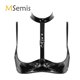 thumbnail image 2 of Womens Wet Look Patent Leather Lingerie Halter Neck Adjustable Spaghetti Shoulder Straps Open Cups Wire-free Shelf Bra Top, 2 of 5