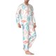 thumbnail image 2 of Balery Colorful Seashells1 Pijama para Hombre de Dos Piezas con Manga Larga, Conjunto de Dormir y Descanso Suave con Bolsillos-Medium, 2 of 7