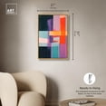 thumbnail image 5 of Color Blocks II Canvas Colorful Modern Art by Art Remedy, Gold Frame, 20 x 30, 5 of 7