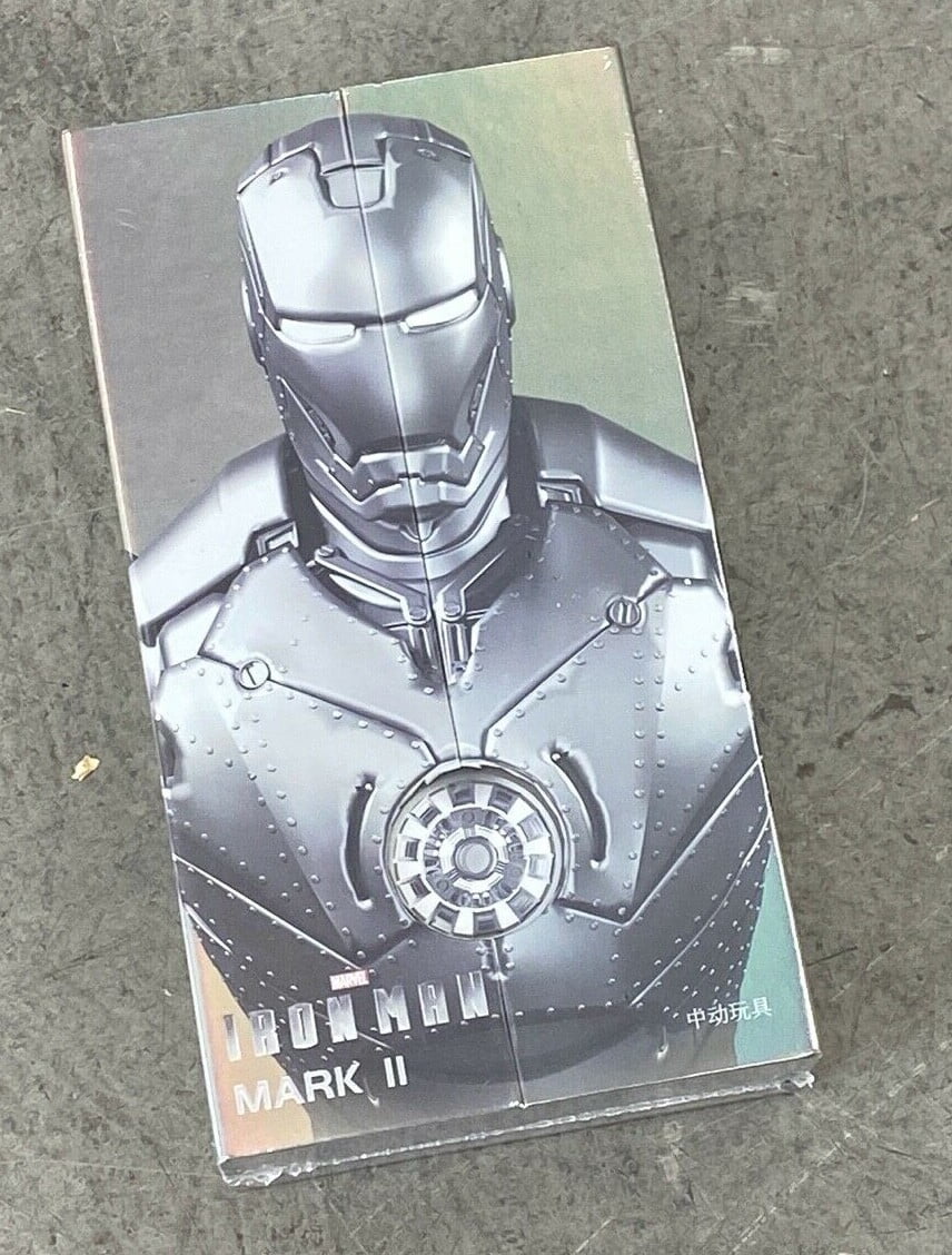 ZD Toys 1/10 Scale Iron Man MK2 Silver Suit Collectors Action Figure