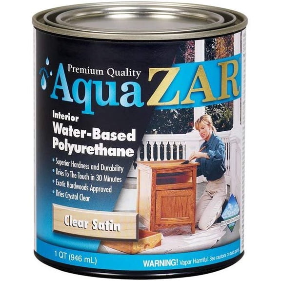 ZAR 32512 Aqua Water Based Polyurethane, Satin