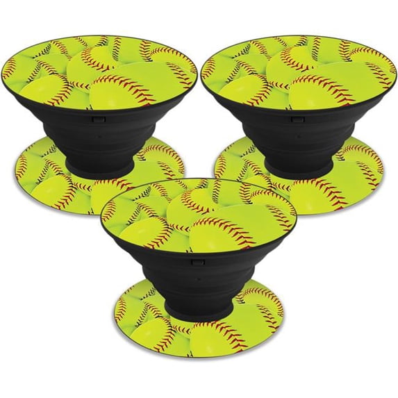 MightySkins POSOCK-Softball Collection Skin Decal Wrap for Sticker, Softball Collection - Pack of 3