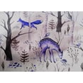 thumbnail image 5 of oneOone Cotton Poplin Medium Blue Fabric Deer Fabric For Sewing Printed Craft Fabric By The Yard 56 Inch Wide, 5 of 6